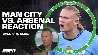 DRAMATIC RACE AHEAD 👀 Man City vs Arsenal draw REACTIONS  Whats to come this season 🔥  ESPN FC [upl. by Burkhard307]