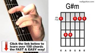 Gm Minor  How To Play Important Guitar Chords [upl. by Rosanna]