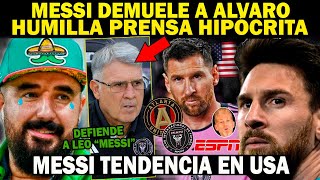 🔴Messi DERRUMBA a ALVARO MORALES PRENSA ESTADUNIDENSE DEFIENDE A LEO LIBERMAN EXPLOTA por MESSI [upl. by Odlavso]