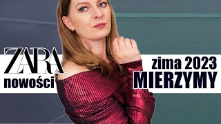 MIERZYMY ZIMOWE NOWOŚCI ZARA 2023  HAUL [upl. by Aisyat]