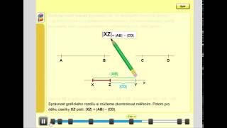 Grafický rozdíl úseček Geometrie pro 4ročník str 38 úvod A [upl. by Julianne681]