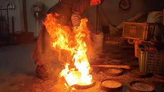 Process of Melting Brass to Make Beautiful Korean Brassware [upl. by Mahla857]