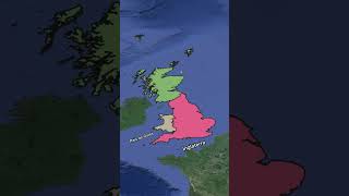 As diferenças entre Inglaterra Grã Bretanha e Reino Unido historia curiosidades historyshorts [upl. by Niessuh]