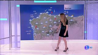 Previsión de El Tiempo TVE con Isabel Zubiaurre 28042018 [upl. by Rodd]