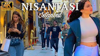 Istanbul Turkey City Center 4K Walking Tour Nisantasi Luxury District [upl. by Gautea242]