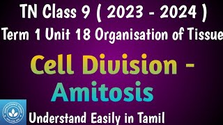 Cell Division  Amitosis Class 9 Science Term 1 Unit 18 Organisation of Tissue [upl. by Saxena597]