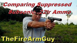 American Eagle 22 Subsonic Suppressor Ammo  TheFireArmGuy [upl. by Eriuqs]