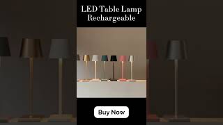 LED Table Lamp – Rechargeable shorts short lampshades lampshade tablelamp tablelamps [upl. by Atikram105]