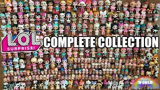 LOL Surprise COMPLETE COLLECTION ALL SERIES  LOL Full Set Series 1 2 3 4 Big Glam Glitter [upl. by Manon]