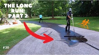 Professional Driveway Sealcoating 20 “The Long Run Part 2” [upl. by Weylin]