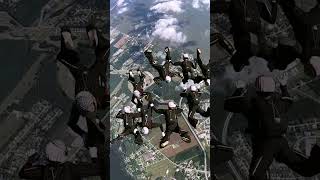 Soldiers from the US Army Parachute Team compete [upl. by Benni]