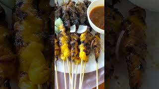 Makan satay daging dan daging ayam lembut terbaik sedap di Umbai Melaka [upl. by Rodmann965]