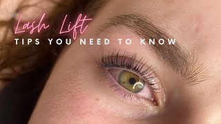 Lash lift tips amp tricks [upl. by Natale448]