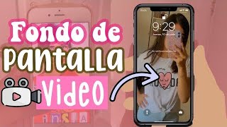 Cómo poner un VIDEO de FONDO de PANTALLA CON O SIN música en Android y iPhone🔥🎵 FACIL Y RAPIDO [upl. by Nyssa908]