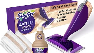 How To Use A Swiffer Wetjet Easy Tutorial [upl. by Alf]