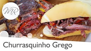 Churrasquinho Grego na AirFryer  Fritadeira Sem Óleo [upl. by Tomasina]