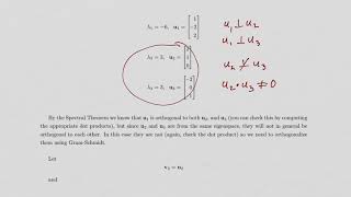 How To Orthogonally Diagonalize a Matrix [upl. by Nodle]