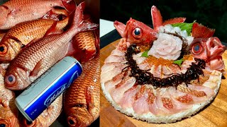 Nightfishing for MENPACHI in HAWAII  Epic sushi cake  Catch Cook Create [upl. by Pachton]