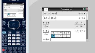 TINspire CX Complex Conjugates [upl. by Kiele]