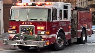 Baltimore City Fire Department Engine 23 Responding to a Medical 051723 [upl. by Hoye980]