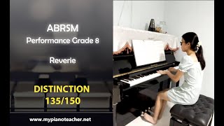 Reverie  Claude Debussy  ABRSM 20212022 C6 Grade 8 Distinction 135 [upl. by Pence]