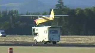 Plane Landing on Motorhome on Worlds Shortest Runway [upl. by Drew]