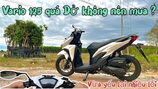 Vario 125 vừa yếu lại nhiều lỗi  Vario 125 2023 quá dở không nên mua  Vlog [upl. by Martyn]