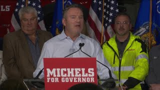 Republican Tim Michels holds rally to announce candidacy for Wisconsin governor [upl. by Fachan]