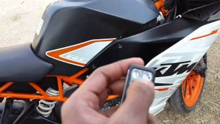 Remotealarm system for KTM RC 390 [upl. by Asit]