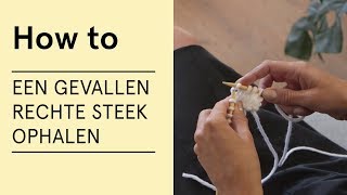 Tutorial Gevallen rechte steek oprapen [upl. by Neirad]