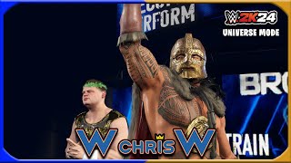 Wrestling and The Roman Empire  WchrisW WWE 2K24 Universe Mode Ep 5 [upl. by Selma]