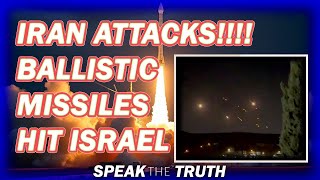 LIVE IRAN Attacks ISRAEL  Ballistic Missiles Hit Tel Aviv [upl. by Barra739]