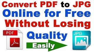 How to Convert pdf to ImageJPG Without Losing Quality Online for FREE pdf to jpg converter [upl. by Clayborn]