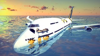 Realistic Fictional Airplane Crashes and Emergency Landings 16  Besiege [upl. by Rramal]