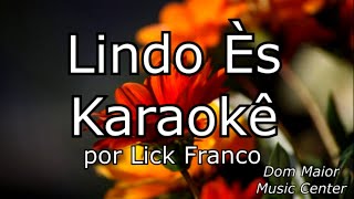 Lindo Ès Playback [upl. by Tomasine716]