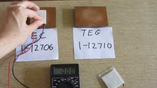 Thermoelectric Cooler  Generator TEC112706 vs TEG112710 Peltier [upl. by Neleh]