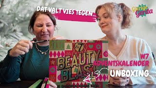 W7 Beauty Blast adventskalender unboxing  2024 [upl. by Adaminah]