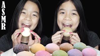 ASMR MOCHI ICE CREAM Eating Sounds  No Talking  Tran Twins [upl. by Fiske]