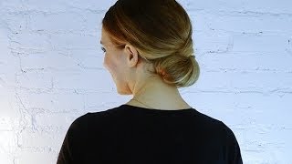 How To Do A Low Chignon [upl. by Anait]