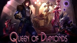 League of Legends Queen of Diamonds Syndra Skin Spotlight [upl. by Ellak]