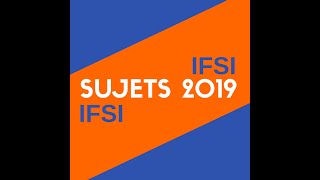 Sujet infirmier 2020 les sujets IFSI 2020 concours infirmière liste B 2020 Loral reconversion [upl. by Atena]