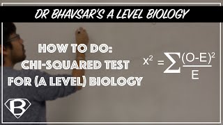 How to do chisquared test for A level biology [upl. by Greeley239]