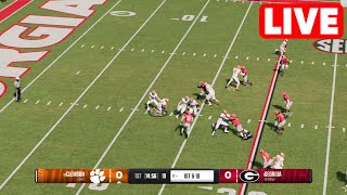 NCAAF LIVE🔴 Clemson Tigers vs Georgia Bulldogs  Week 1 Full Game 31 August 2024 College Football 25 [upl. by Nirrac]