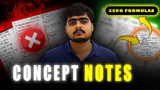 Make  CONCEPT NOTES  To Dominate Physics Numericals JEE 2025  NEET  ADVANCED 2025 [upl. by Harpole]