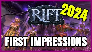 Playing RIFT in 2024  First Impressions [upl. by Atinuhs]