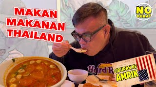 KULIDEL MAKAN MASAKAN THAILAND TOM YUM DAN PAD THAI ENAK BANGET  LIBURAN KE AMERIKA [upl. by Notnirb295]