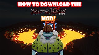 How to DOWNLOAD the JUJUTSU KAISEN Mod for MINECRAFT 2024 [upl. by Ailices]