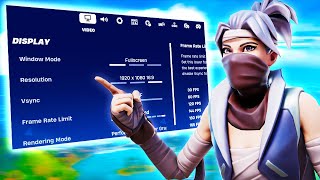 The BEST Fortnite Settings for Chapter 5 Guide Increase FPS Reduce Input Delay [upl. by Jaan210]