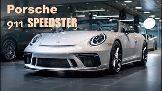 2019 Porsche 911 Speedster WalkAround  Manual Convertible Top [upl. by Epillihp]