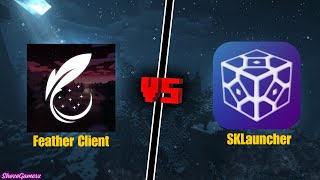 Feather Client VS SKLauncher  Which Is Better And Gives More FPS [upl. by Gorski733]